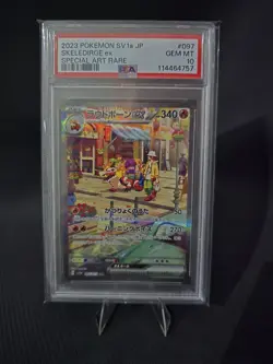Pokemon PSA 10 Skeledirge ex SAR 097/073 SV1a Triplet Beat Japanese Special Art - Image 1