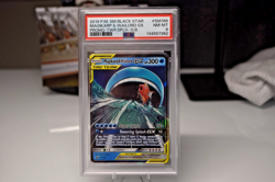 TAG TEAM, PSA 8 Magikarp & Wailord Gx #SM166 2019 Pokemon Sm Black Star Promo, - Image 1