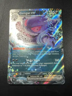 Gengar ex 104/162 Double Rare Temporal Forces Pokemon Holo Near Mint - Image 1