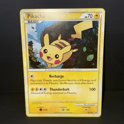 Pokemon Heart Gold & Soul Silver Pikachu Black Star Promo HOLO RARE HGSS03 - Image 1