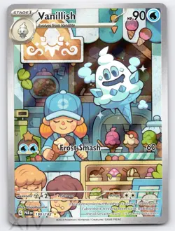 Vanillish 190/182 Pokemon Paradox Rift Illustration Rare - Image 1