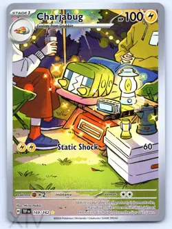 Charjabug 169/162 Pokemon Temporal Forces Illustration Rare - Image 1