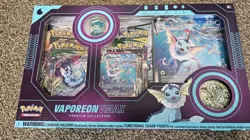 Pokemon TCG Vaporeon VMAX Premium Collection Box - Factory Sealed - Image 1