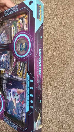 Pokemon TCG Vaporeon VMAX Premium Collection Box - Factory Sealed - Image 4