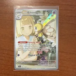 Pokemon Lillie's Ribombee 164/159 SV Journey Together Holo NM - Image 1