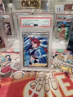 2021 POKEMON SWORD & SHIELD SHINING FATES #072 FULL ART/SKYLA PSA 10 - Image 1