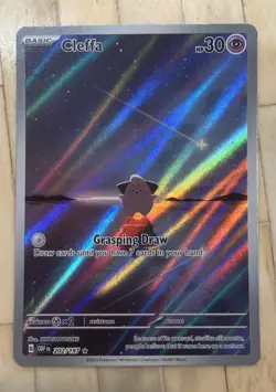 Pokemon Card TCG - Cleffa 202/197 Illustration Rare Obsidian Flames Near Mint - Image 1