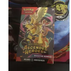 Pokemon Ascended Heroes Mega Evolution Booster Bundle Dragonite Mewtwo Lucario - Image 1