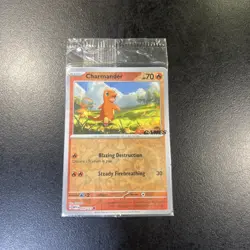 Pokemon TCG Charmander 004/165 EB Games Stamped Promo SEALED - Pokemon 151 - Image 1