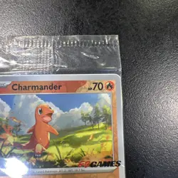 Pokemon TCG Charmander 004/165 EB Games Stamped Promo SEALED - Pokemon 151 - Image 3