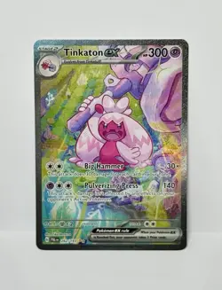 Pokemon Tinkaton ex 262/193 Paldea Evolved Ultra Rare EX Full Art Holo - Image 1