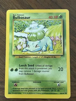 Charmander 46/102 Bulbasaur 44/102 Squirtle 63/102 1999 Base Set Starter Pokemon - Image 5