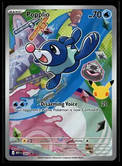 Popplio - 045 045 Holo Promo ME: Mega Evolution Promo Pokemon NM/M - Image 1
