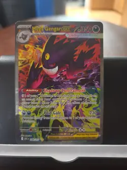 Pokemon TCG Mega Gengar EX ASC 284/217 SIR Mega Evolution Ascended Heroes - Image 1