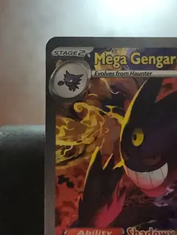Pokemon TCG Mega Gengar EX ASC 284/217 SIR Mega Evolution Ascended Heroes - Image 3