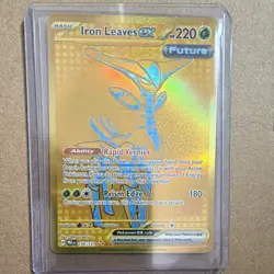 Pokemon Iron Leaves EX 176/131 Sv: Prismatic Evolutions Hyper Rare Holo 220 HP - Image 1