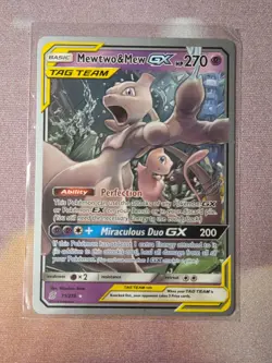 Mewtwo & Mew GX 71/236 | 2019 World championships | Near Mint Raw Card - Image 1