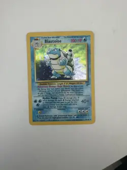Blastoise Pokemon Card Holo WOTC 2/130 Base Set 2 Rare Vintage 2000 Original LP - Image 1