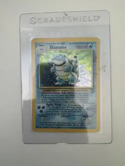 Blastoise Pokemon Card Holo WOTC 2/130 Base Set 2 Rare Vintage 2000 Original LP - Image 3