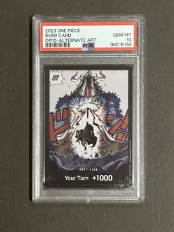 Don!! Card Alternate Art 2023 One Piece Awakening Of The New Era OP-05 # PSA 10 - Image 1