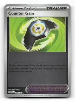 Counter Gain 186/217 - ME: Ascended Heroes Reverse Holo - Pokemon Card NM/M - Image 1