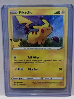 Pokemon TCG General Mills 25th Anniversary Pikachu #SWSH039 Black Star Promo - Image 1