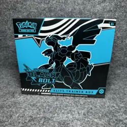 Pokemon TCG Scarlet & Violet Black Bolt ETB Elite Trainer Box NEW SEALED - Image 1