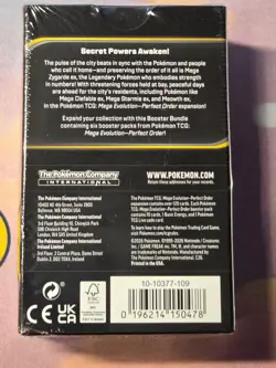 Pokemon TCG Perfect Order Booster Bundle New & Sealed (6 Packs) factory sealed - Image 3