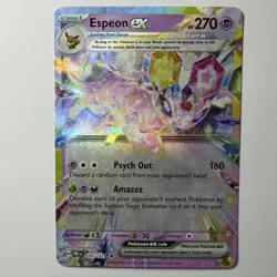 Pokemon TCG Espeon EX 034/131 SV: Prismatic Evolutions Holo - English - Image 2