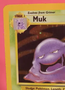 Pokemon TCG Muk 13/62 Fossil Unlimited Holo Rare Lightly Played - Image 4