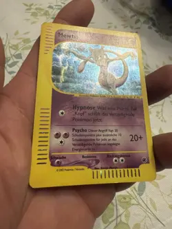 Mewtwo Expedition Holo Rare E-Reader Pokemon Swirl (German) - Image 2