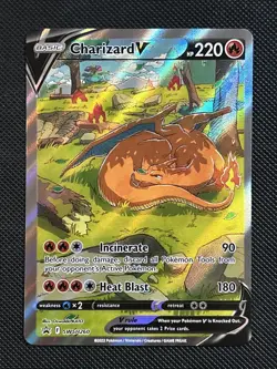 Charizard V SWSH260 Pokemon SWSH Black Star Promo Full Art Near Mint (NM) - Image 1