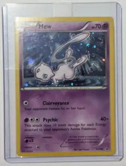 Mew XY192 Black Star Promo Cosmos Holo Rare 2017 Pokemon Card - NM/LP - Image 2