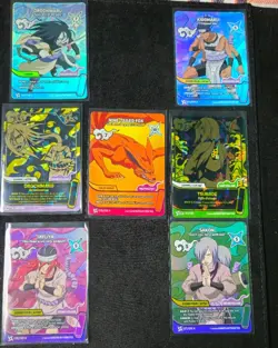 Naruto Mythos TCG First Edition - Secret Rare and Alt Art Bundle 7 Card Bundle - Image 1