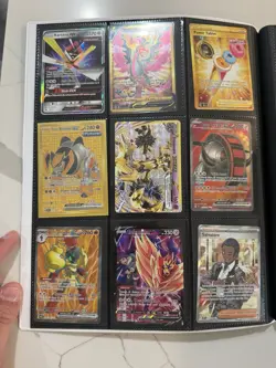 Pokemon Card Collection Lot Binder + Bulk Cards EX V VMAX Vintage Holo Rare 100+ - Image 2
