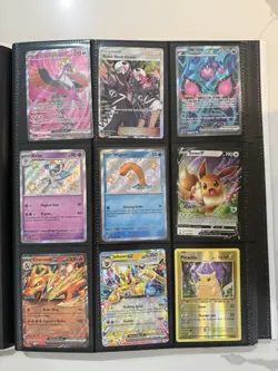 Pokemon Card Collection Lot Binder + Bulk Cards EX V VMAX Vintage Holo Rare 100+ - Image 3