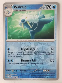 REVERSE HOLO Walrein 045/191 NM / M Surging Sparks Pokemon Card $2 Combined Ship - Image 1