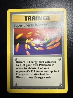 Super Energy Removal 79/102 Trainer Base Set Unlimited Pokemon Card - Image 1