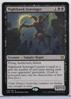 1x Nighthawk Scavenger - Zendikar Rising - Near Mint - Image 1