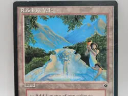 MTG Rainbow Vale Vintage Magic The Gathering Land Old Border MP - Image 2