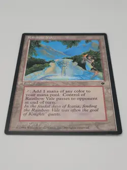 MTG Rainbow Vale Vintage Magic The Gathering Land Old Border MP - Image 5