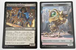 MTG Modern horizons 3 Uncommon MARIONETTE APPRENTICE NM and Servo token - Image 1