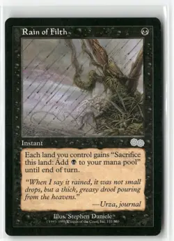 Rain of Filth Urza's Saga NM MTG - Image 1