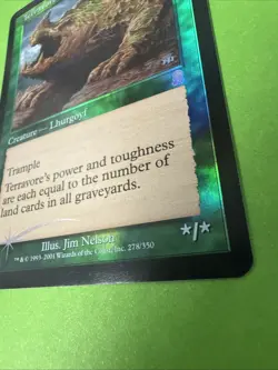 FOIL TERRAVORE NM UNPLAYED ODYSSEY MTG MAGIC THE GATHERING (M6) - Image 3