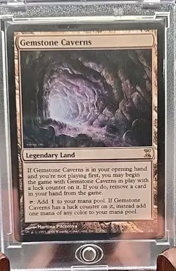 Gemstone Caverns Time Spiral MTG Regular Moderately Played - Image 3