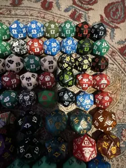 magic the gathering D20 spindown dice lot Multiple Sets 61 Total - Image 3