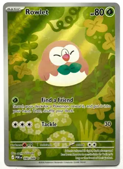 Rowlet 090/088 - Pokemon TCG - Perfect Order Illustration Rare Holo - Image 1