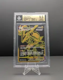 2022 Pokemon Sword & Shield Silver Tempest TG29 Full Art Rayquaza VMAX - Image 1