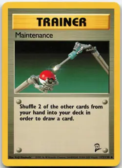 MAINTENANCE 83/102 UNCOMMON BASE SET UNLIMITED POKEMON MP - Image 1
