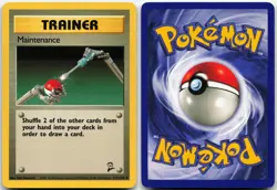 MAINTENANCE 83/102 UNCOMMON BASE SET UNLIMITED POKEMON MP - Image 3